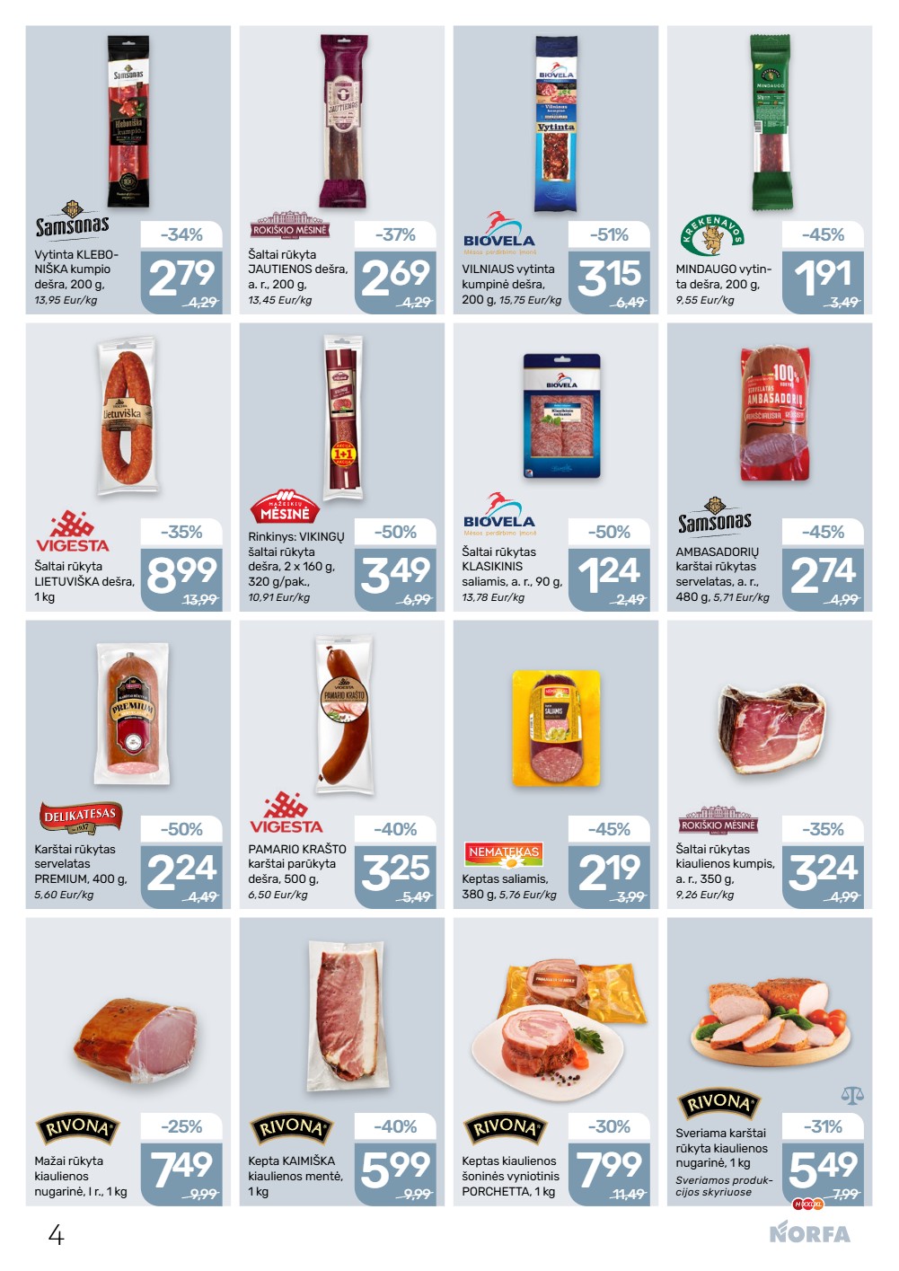 Norfa balandžio akcijų leidinys 1 – page 4