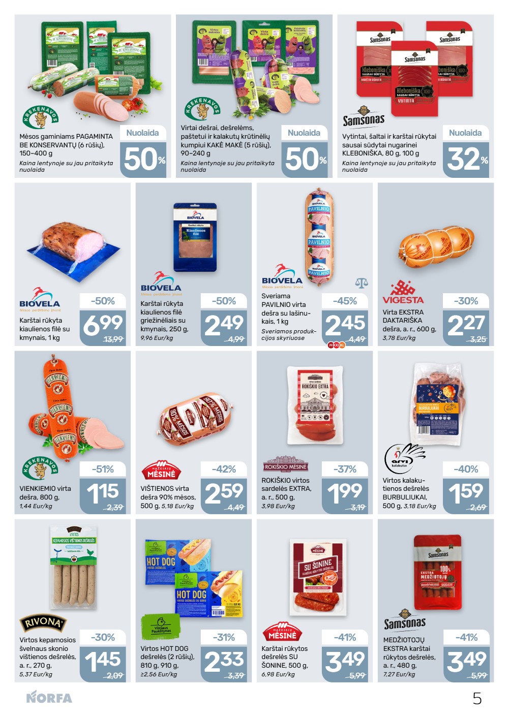 Norfa balandžio akcijų leidinys 1 – page 5