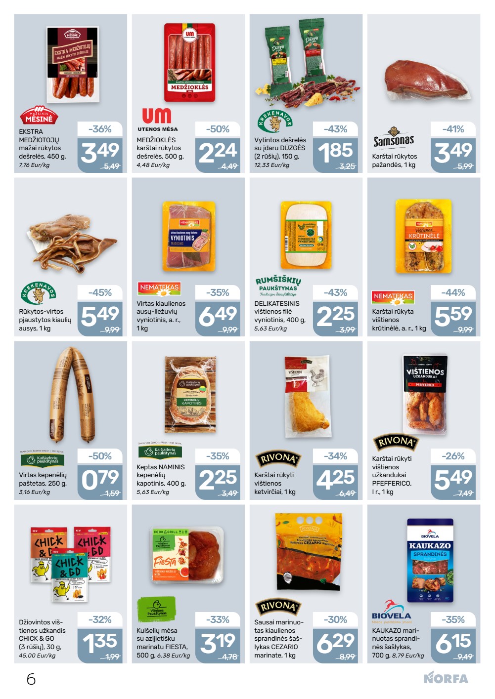 Norfa balandžio akcijų leidinys 1 – page 6