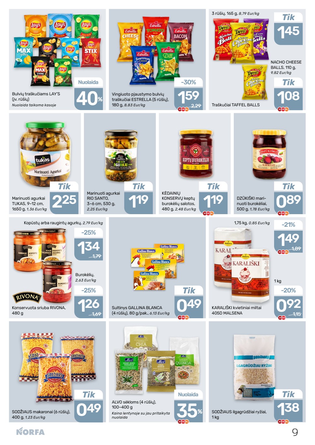 Norfa balandžio akcijų leidinys 1 – page 9