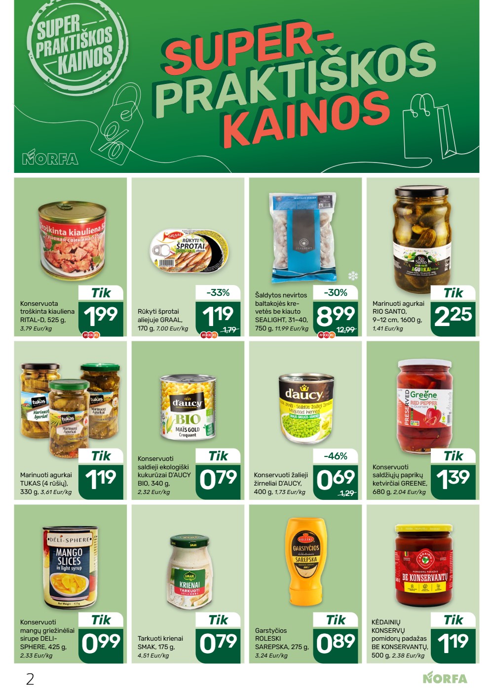 Norfa kovo akcijų leidinys 2 – page 2