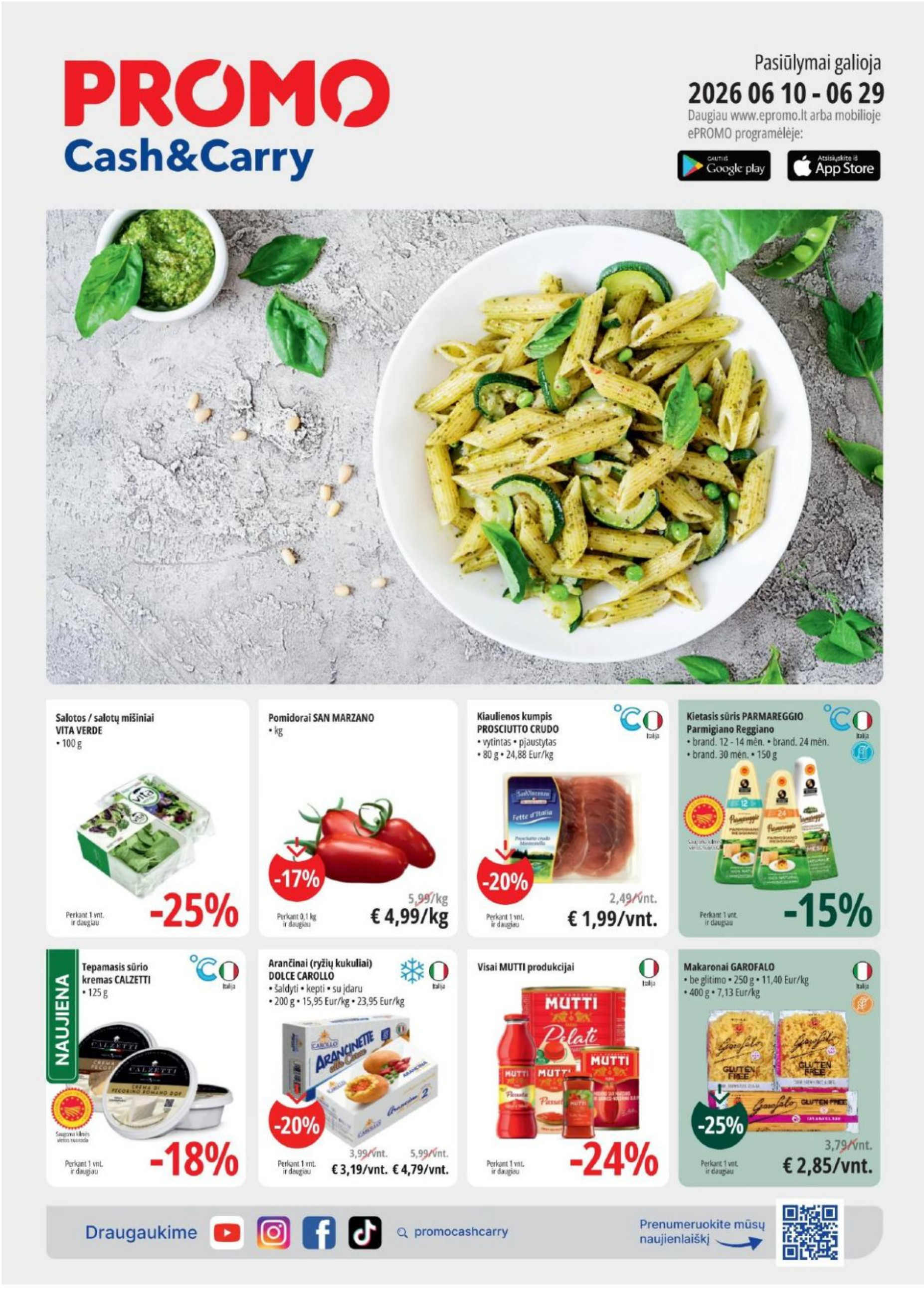 Promo Cash and Carry akcijų leidinys - Birželio 10 – page 1