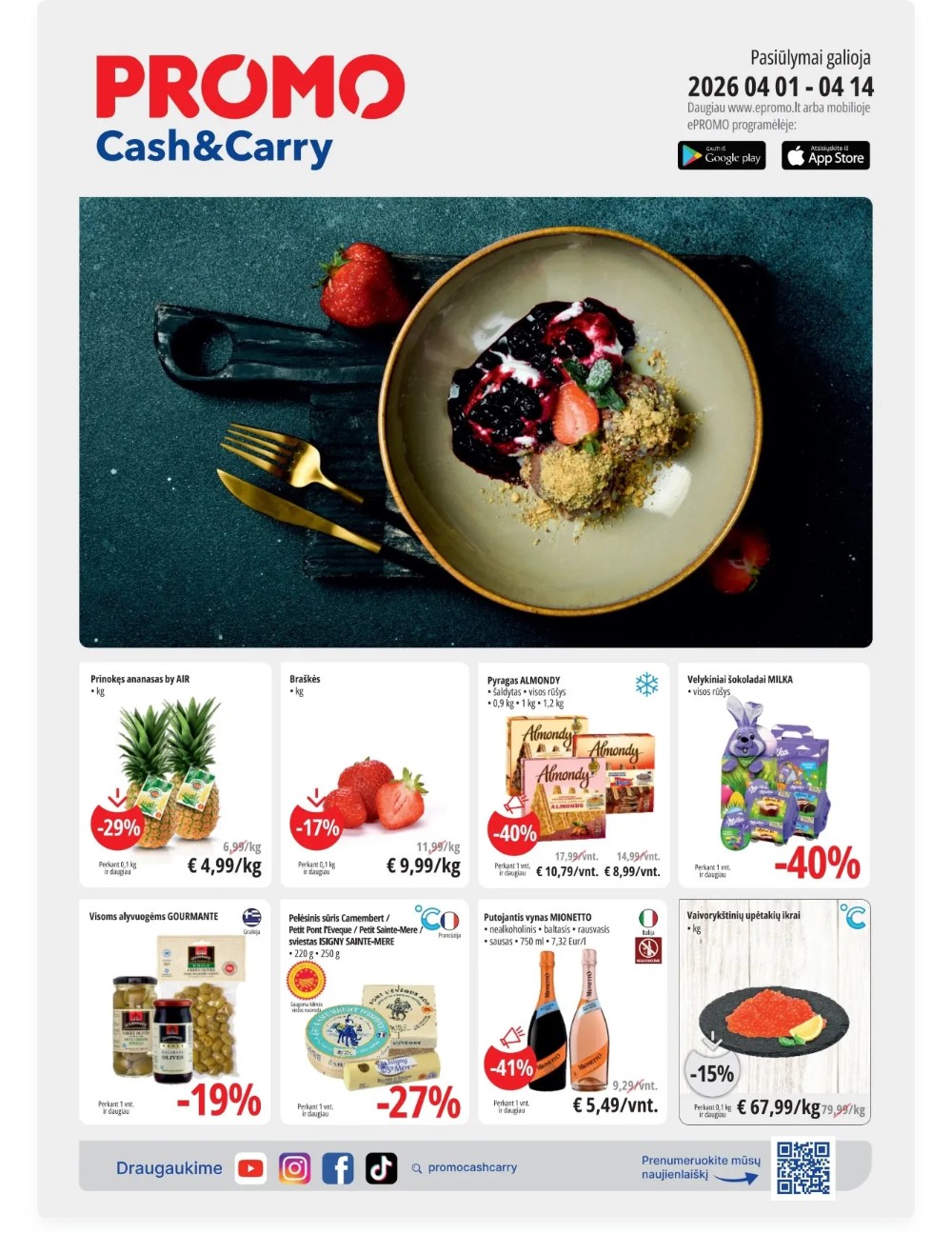 Promo Cash and Carry balandžio akcijų leidinys 1 – page 1