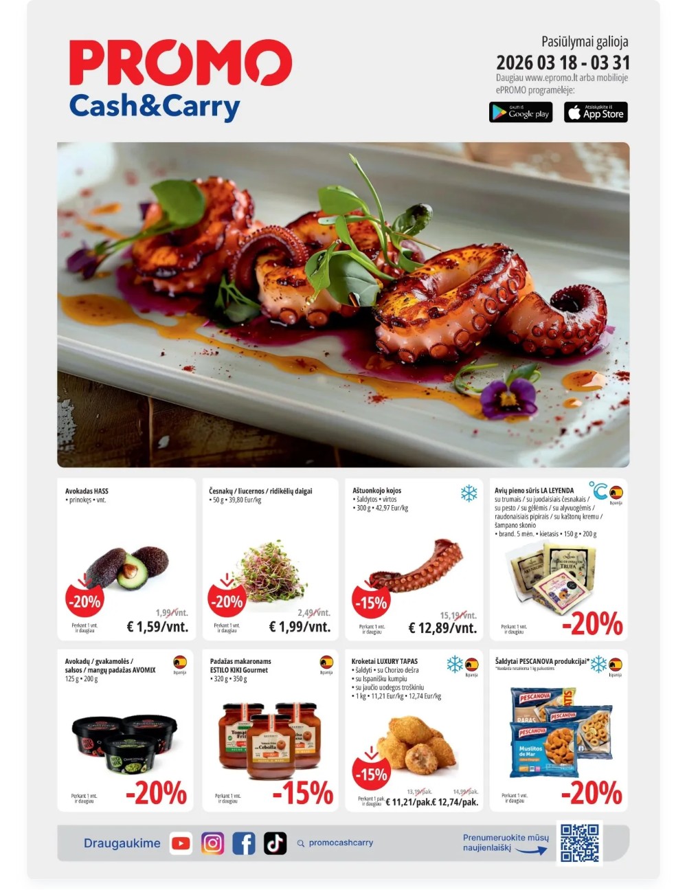 Promo Cash and Carry kovo akcijų leidinys 1 – page 1