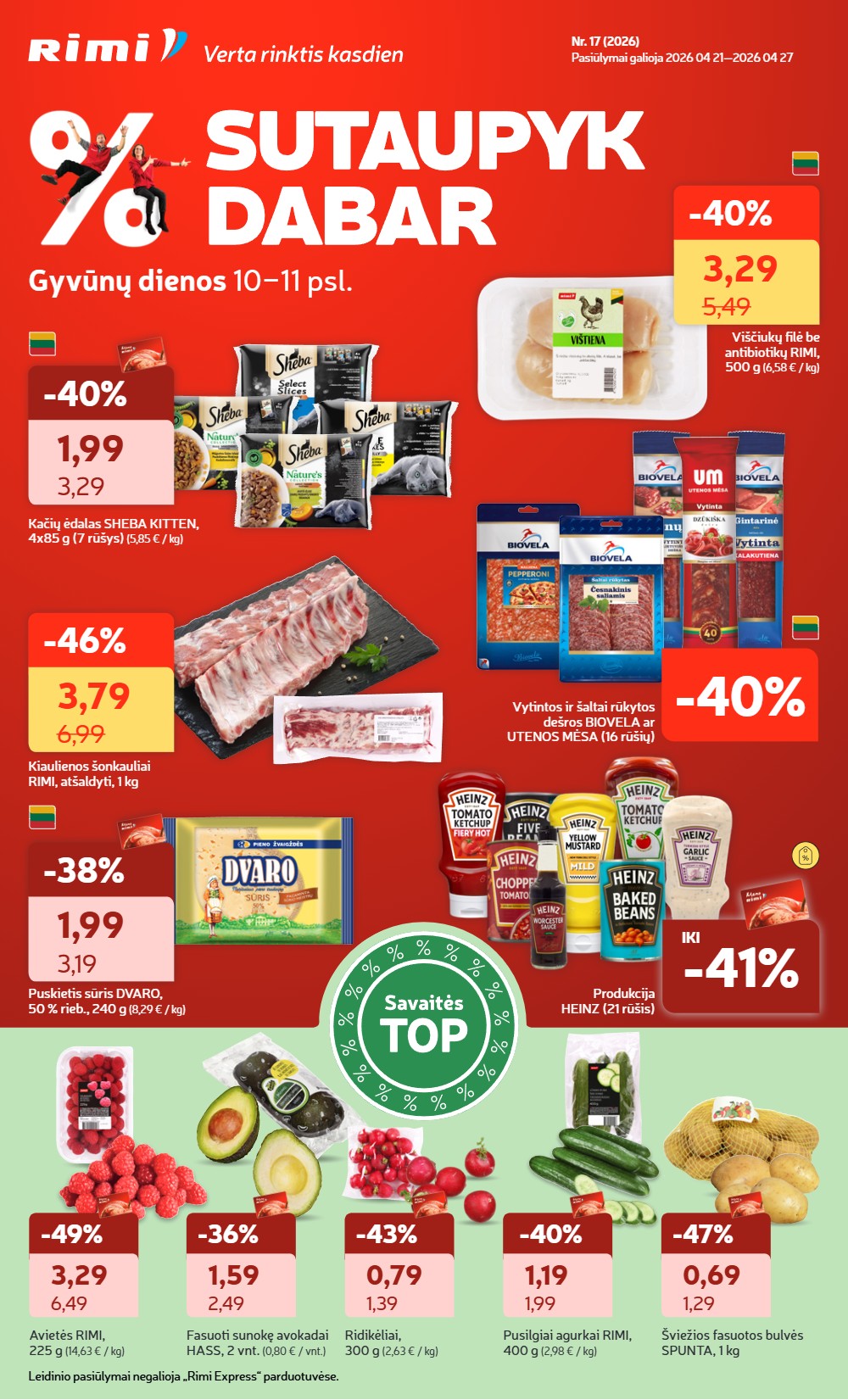 Rimi akcijų leidinys - balandžio 21 – page 1