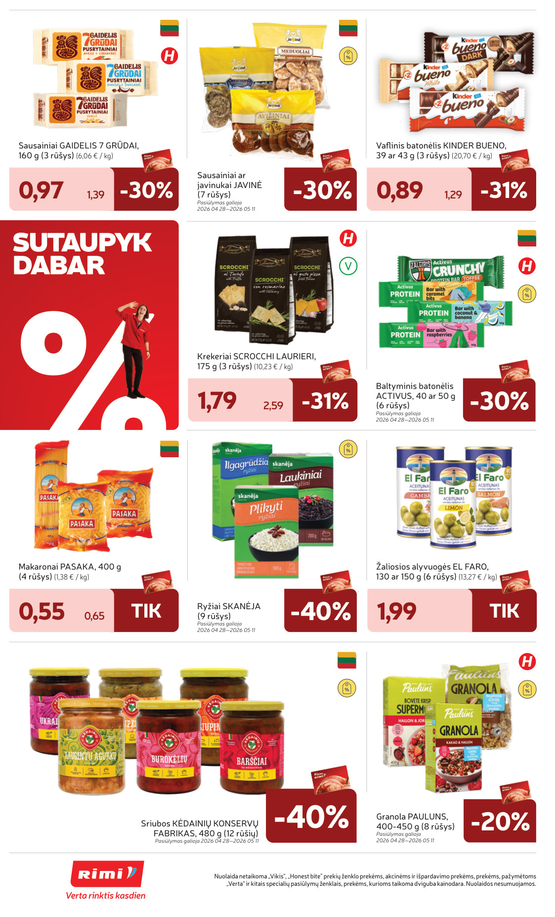 Rimi akcijų leidinys - balandžio 28 – page 28