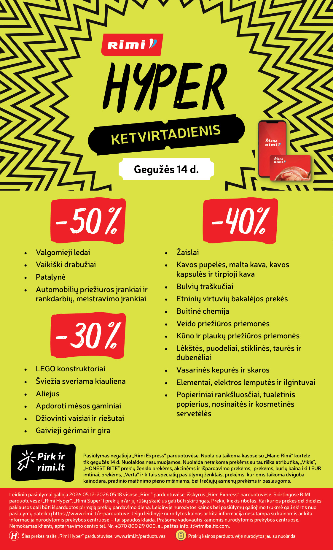 Rimi akcijų leidinys - gegužės 12 – page 36