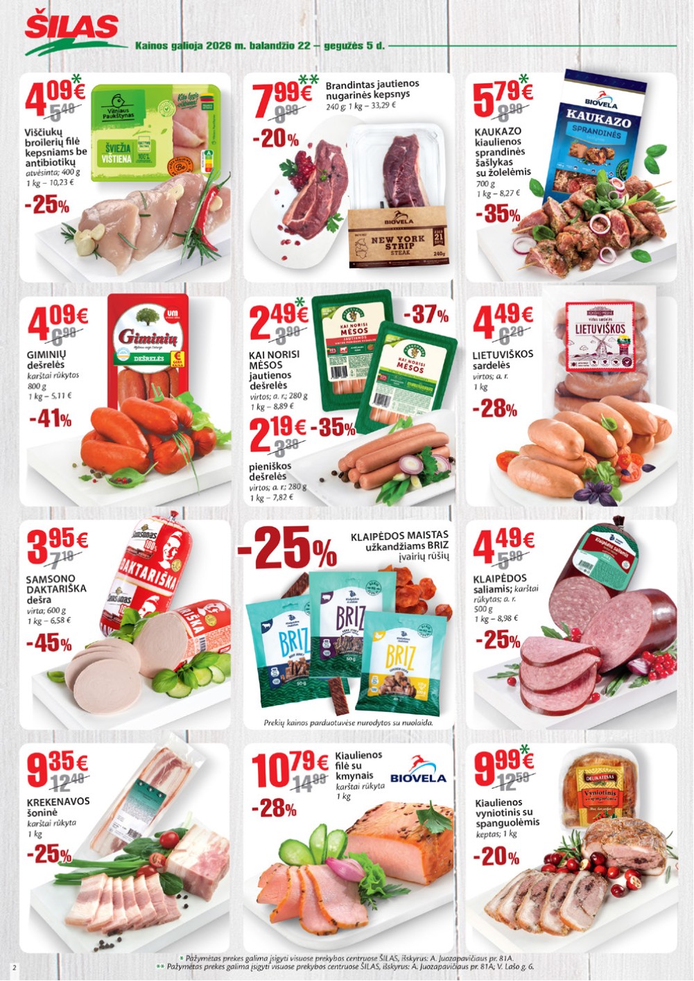 Šilas akcijų leidinys - balandžio 22 – page 2