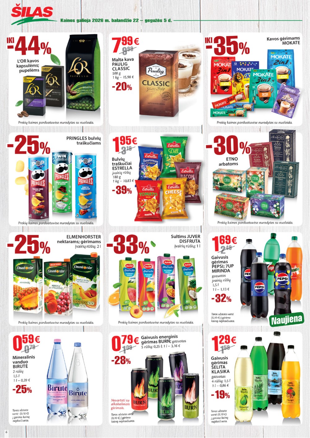 Šilas akcijų leidinys - balandžio 22 – page 6