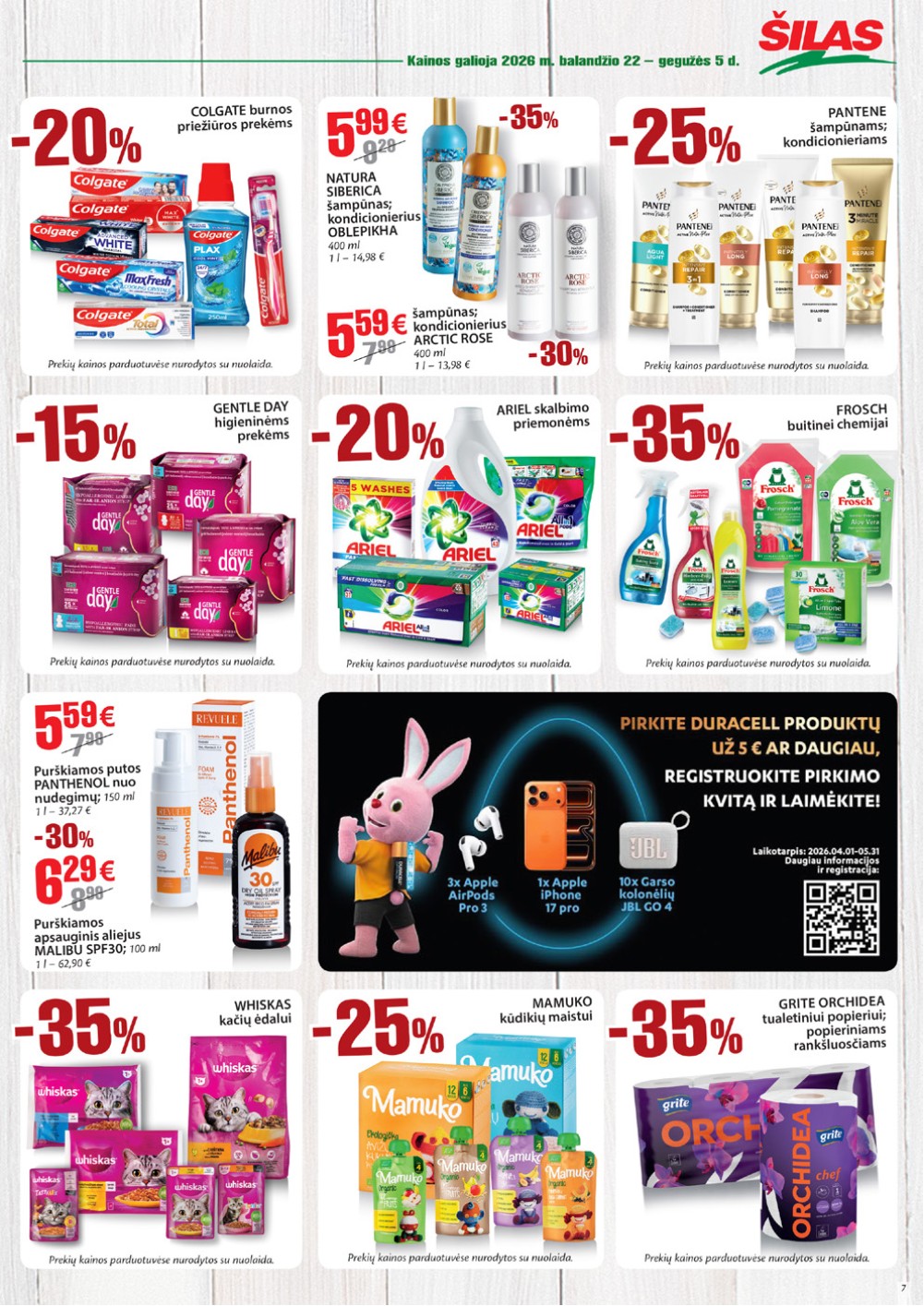 Šilas akcijų leidinys - balandžio 22 – page 7