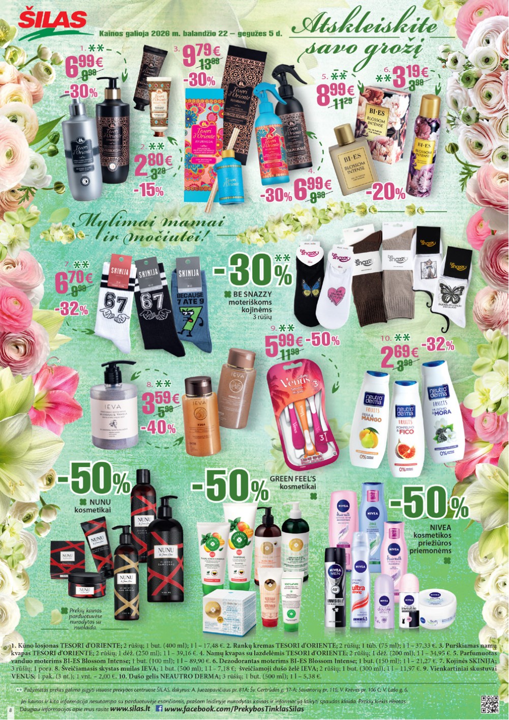 Šilas akcijų leidinys - balandžio 22 – page 8