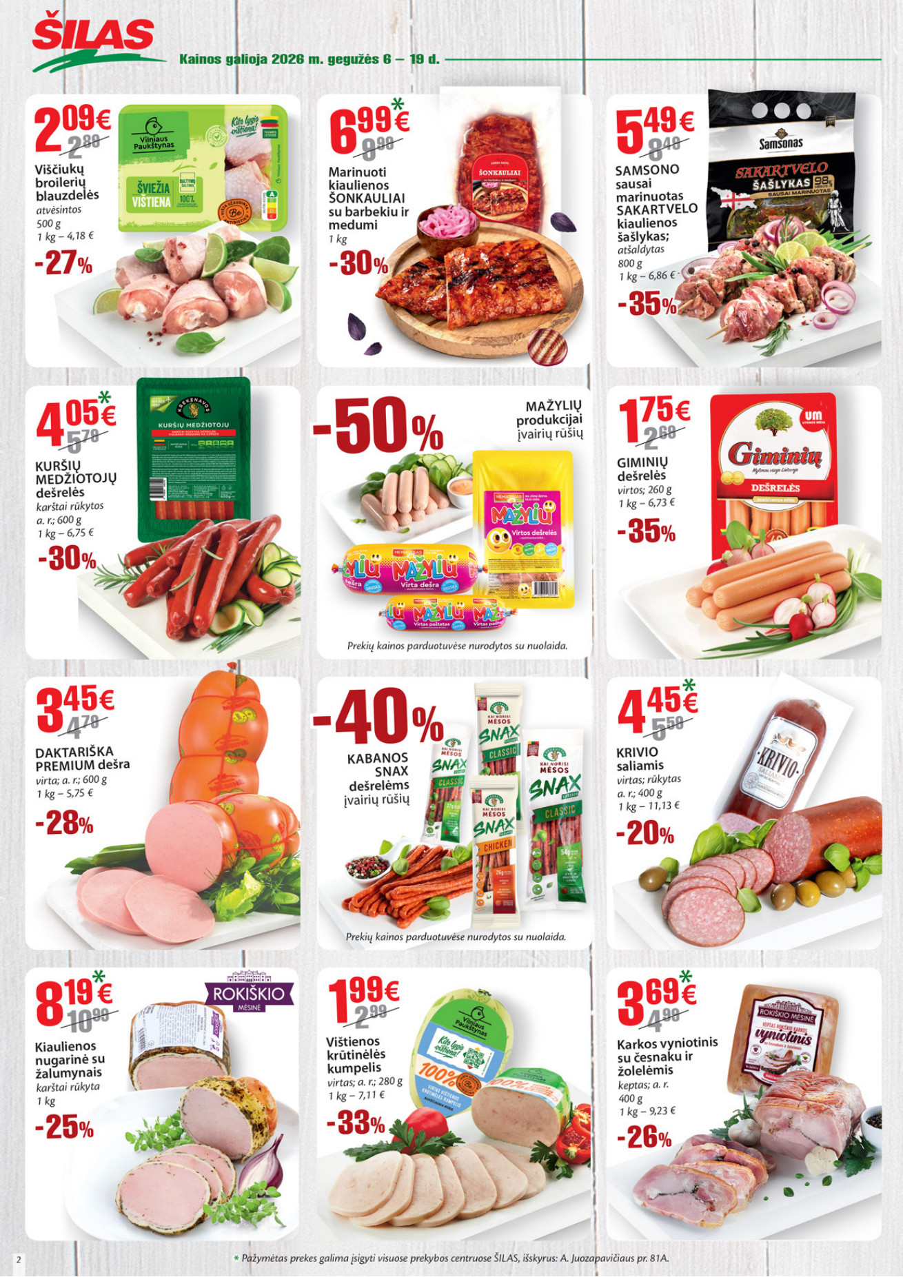 Šilas akcijų leidinys - gegužės 19 – page 2