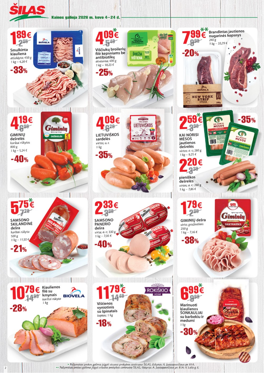 Šilas kovo akcijų leidinys 1 – page 2