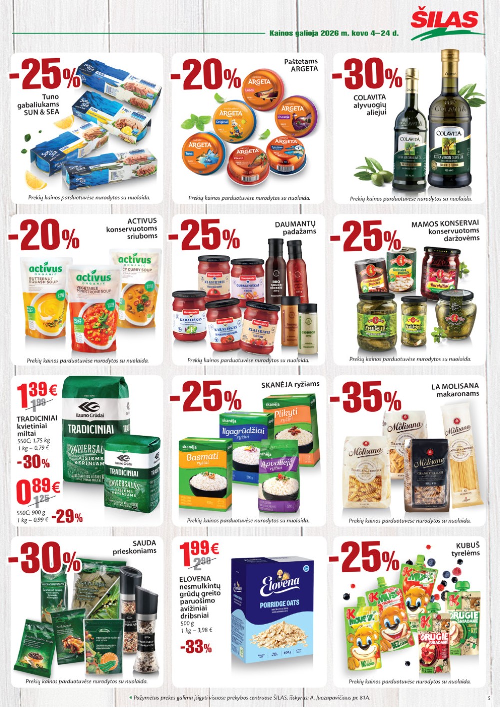 Šilas kovo akcijų leidinys 1 – page 5