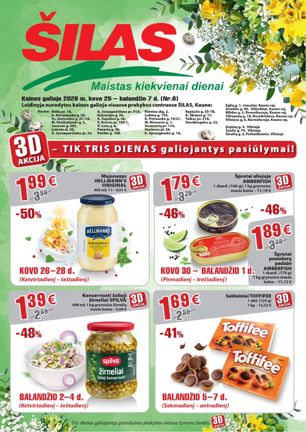 Šilas kovo akcijų leidinys 2 – page 1