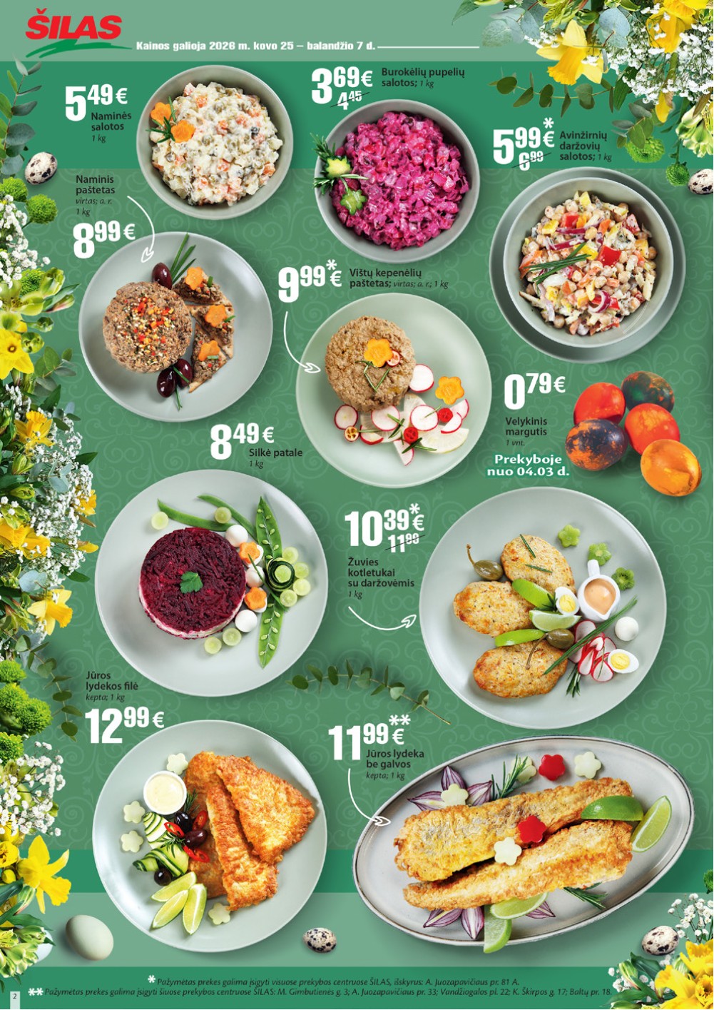 Šilas kovo akcijų leidinys 2 – page 2